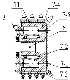 Tunnelling and excavating integrated machine cutting head