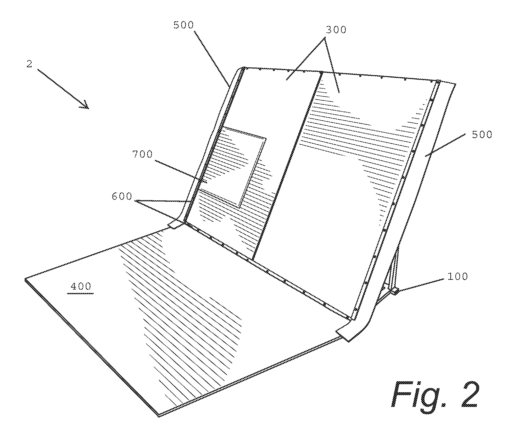 Moving headboard trailer ejector and floor cleaning