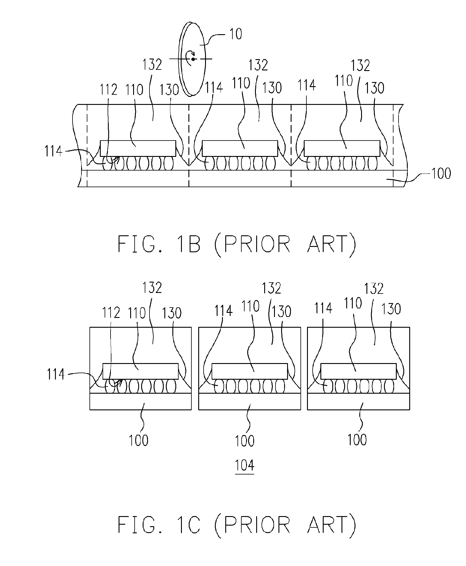 Flip chip packaging process