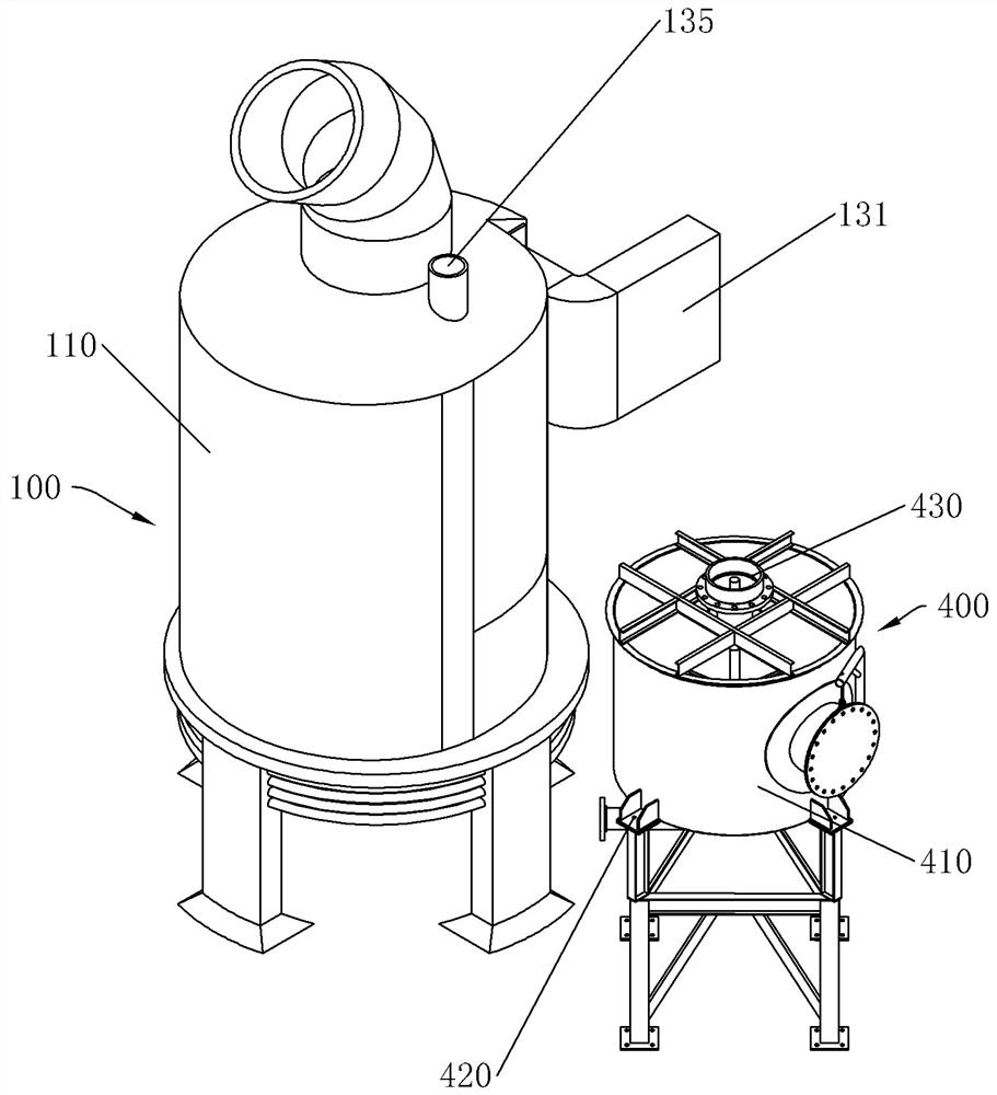 Acid-making tail gas purifying and white-removing device