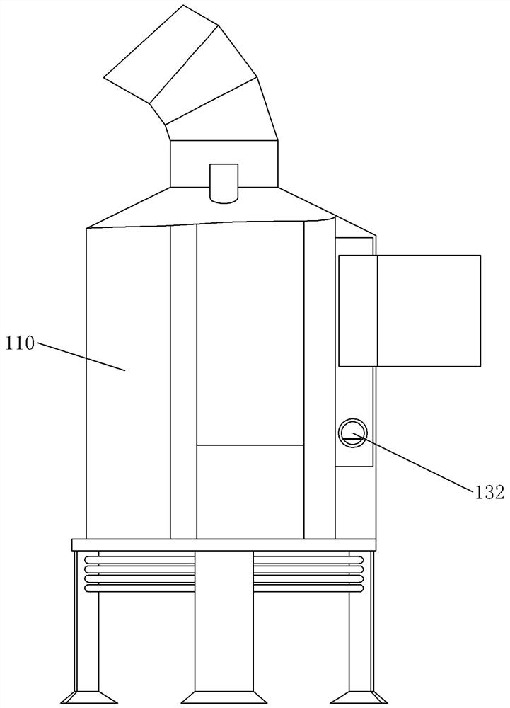 Acid-making tail gas purifying and white-removing device