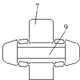 Full-strain measurement type in-situ nanometer impress/scratch testing device