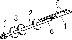 Wall linking method of scaffold and wall-linking member used by scaffold