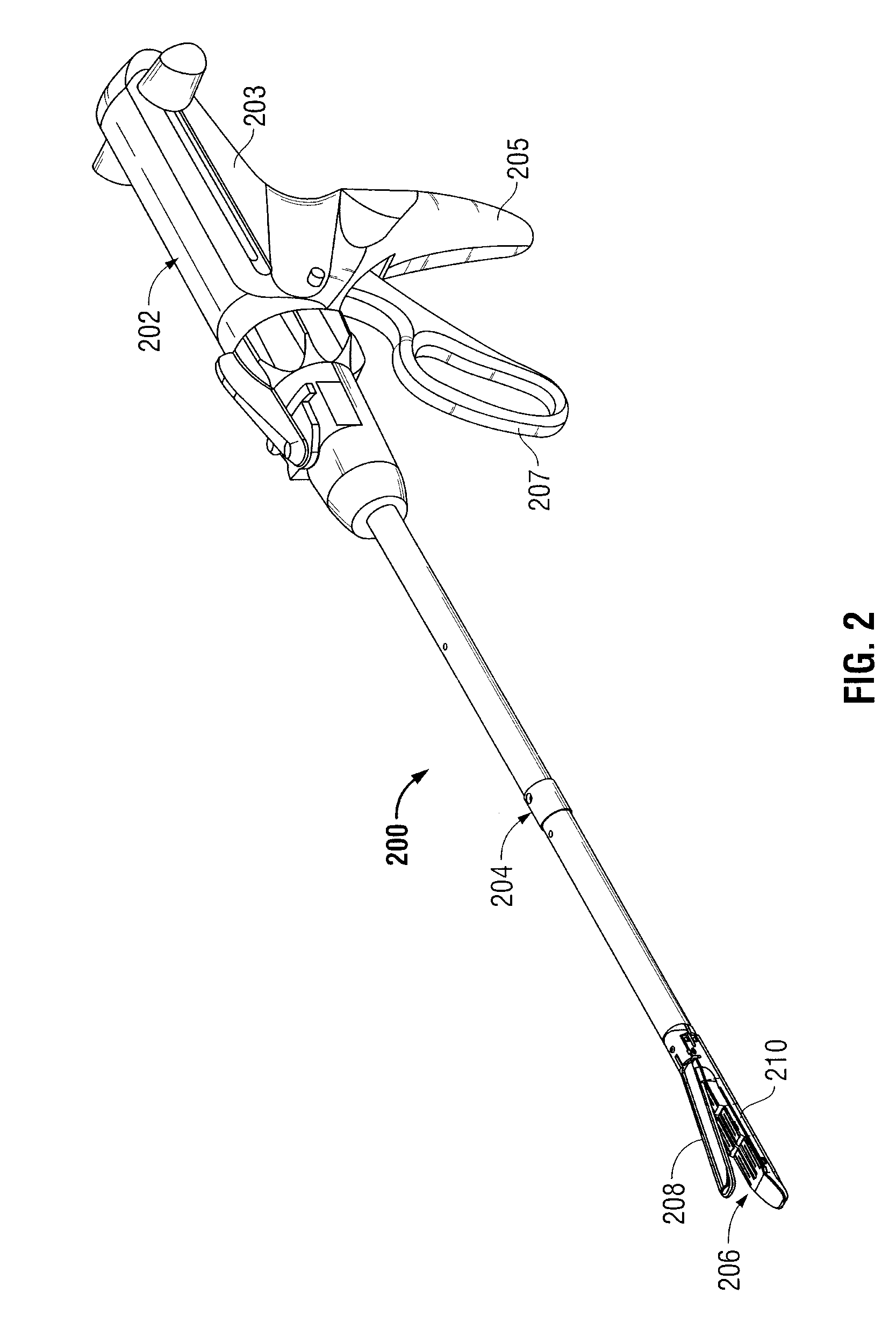 Cartridge for applying varying amounts of tissue compression