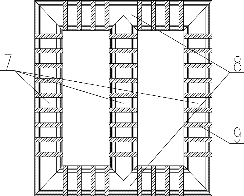 A kind of dry-type transformer for vibration reduction and noise reduction