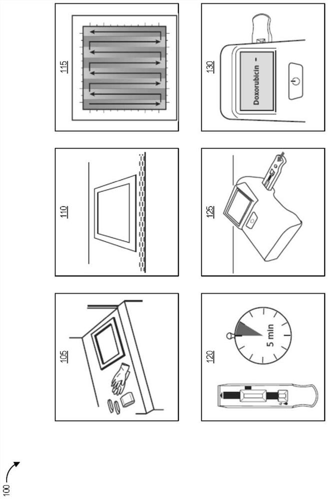 Hazardous contaminant collection device with integrated swab and test device