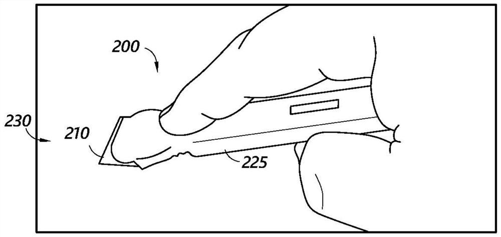 Hazardous contaminant collection device with integrated swab and test device