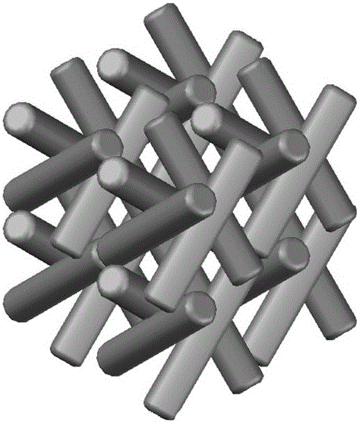 Three-dimensional braided materials based on space group p4 symmetry