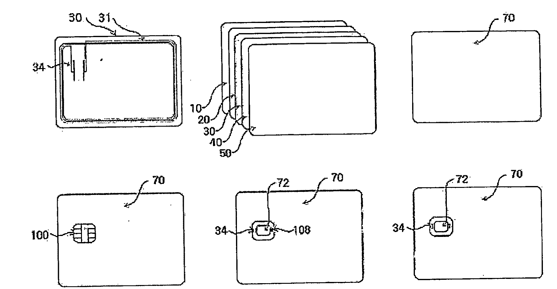 Combi-Card and Method for Making the Same