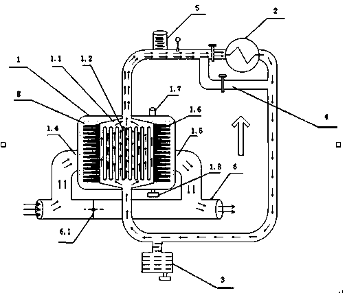 Automobile exhaust thermal energy storing and converting method and device