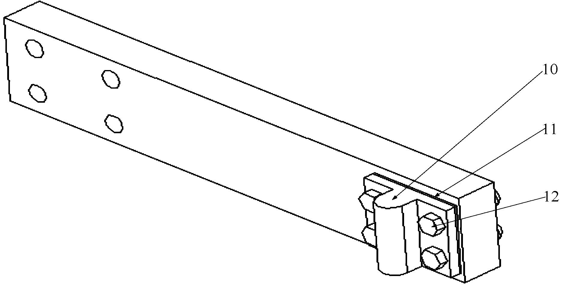 Adjustable gap nonlinear research test bed and use method thereof