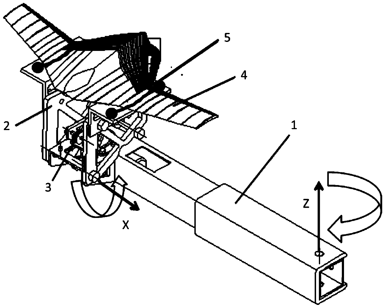 Rotary unmanned aerial vehicle launching device