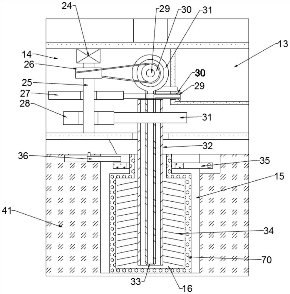 Drying device for removing scale in thermos bottle by using acetic acid