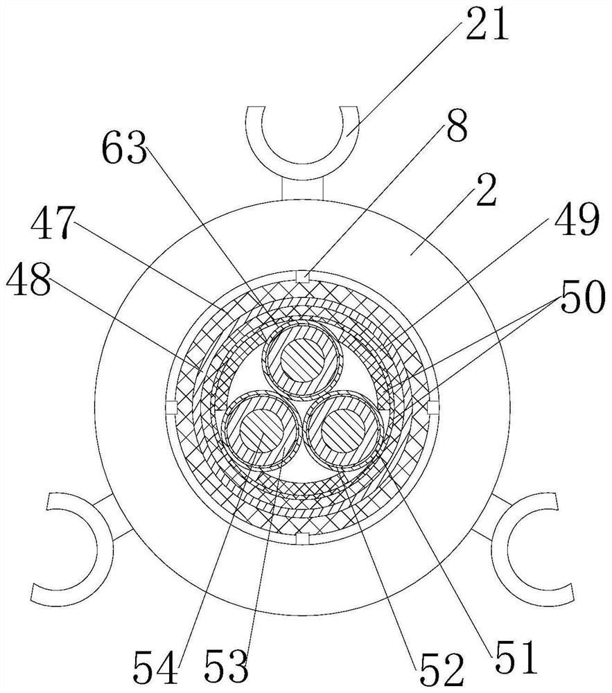 Clamp structure for cable end and auxiliary device with the clamp structure