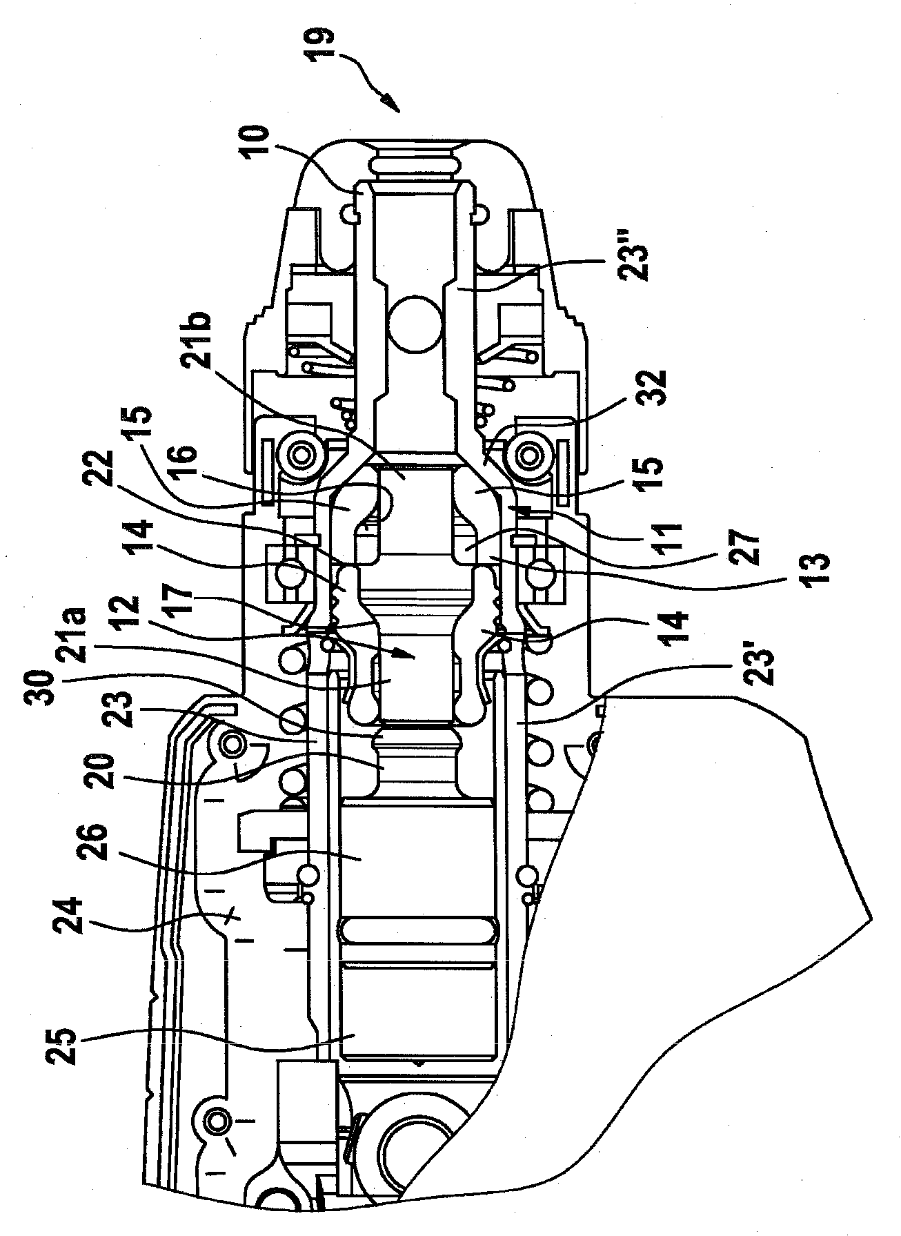 Percussion Mechanism and at Least Percussively-Operated Hand Machine Tool With a Percussion Mechanism