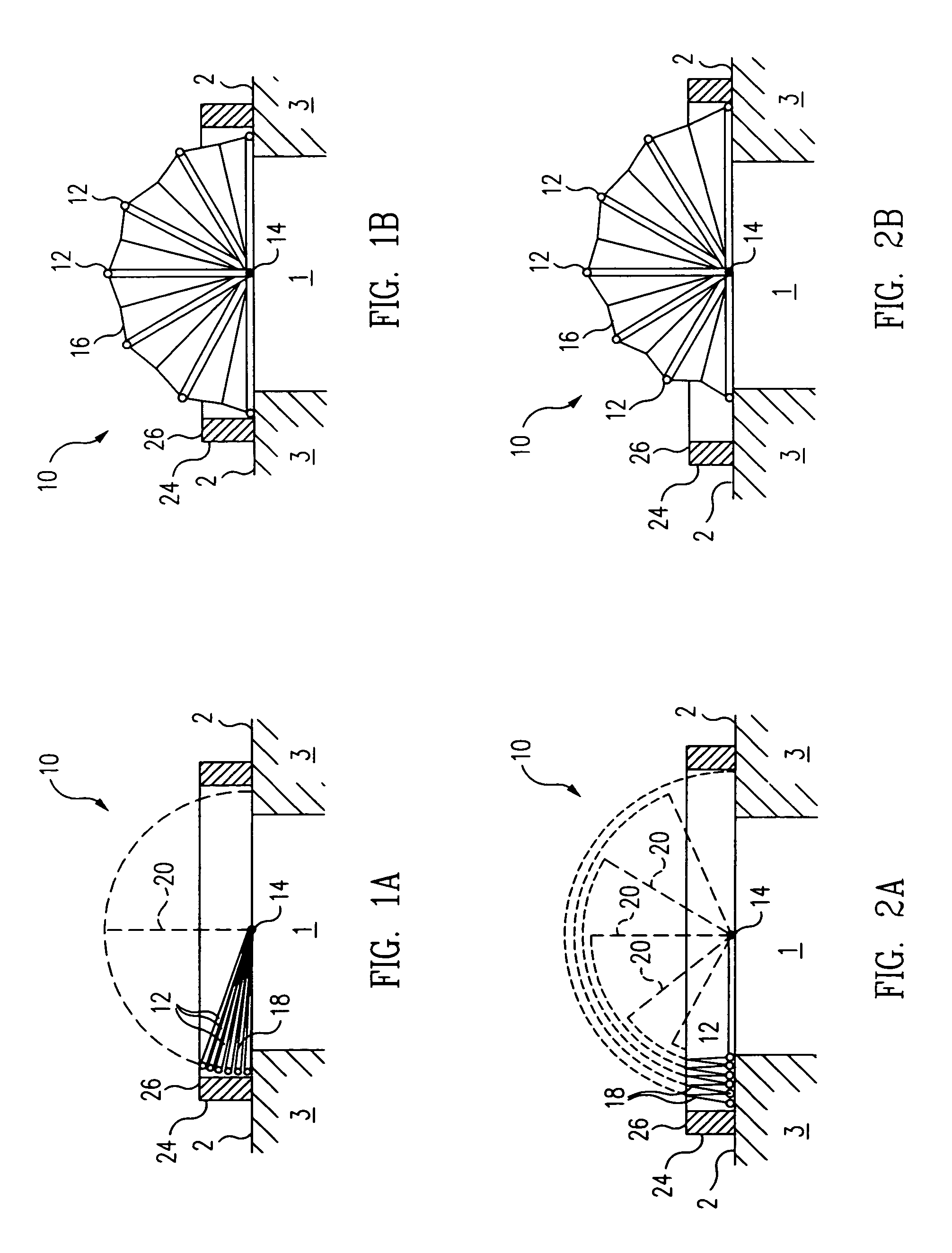 Folding retractable protective dome for space vehicle equipment