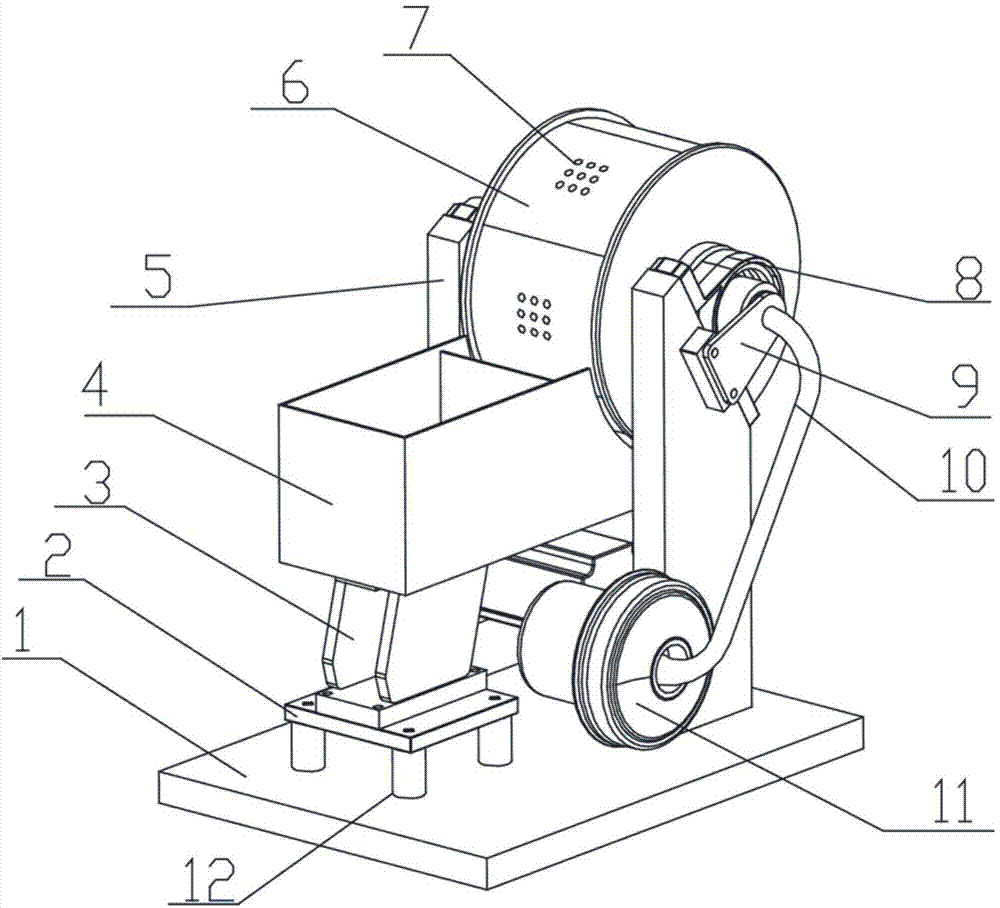 Automatic feeding device for nondestructive testing of leafy vegetables