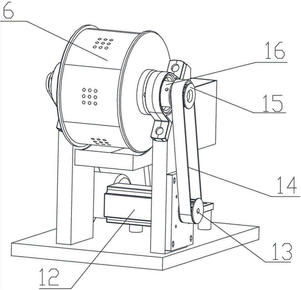 Automatic feeding device for nondestructive testing of leafy vegetables