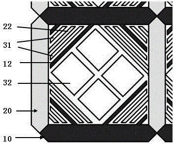 A kind of electrode layout of touch screen