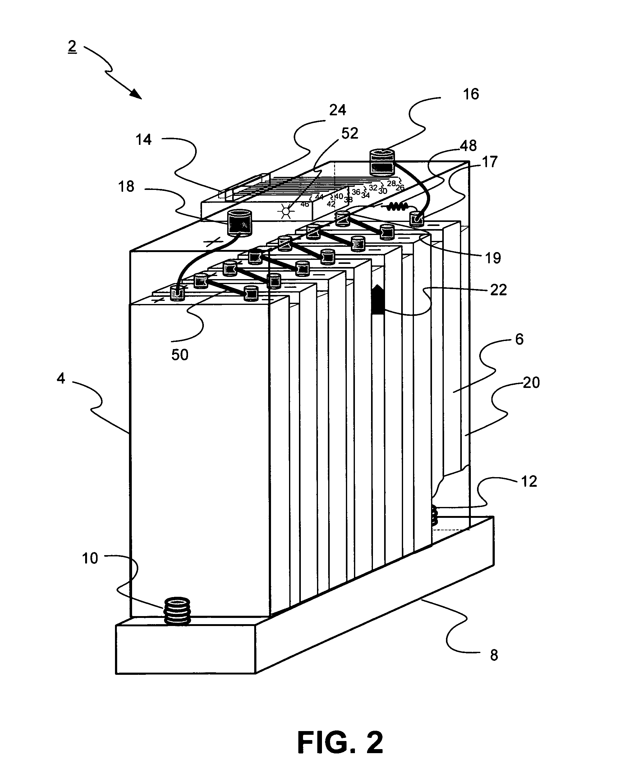 Universal battery module and controller therefor