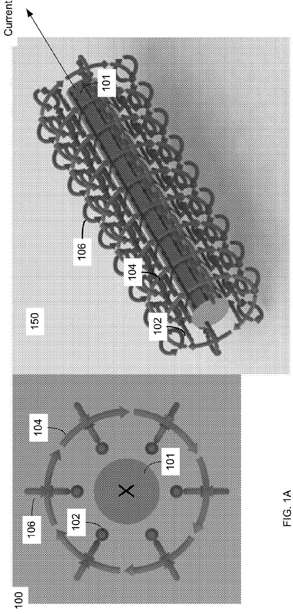 Using skin effect to produce a magnetic vector potential for inducing a voltage