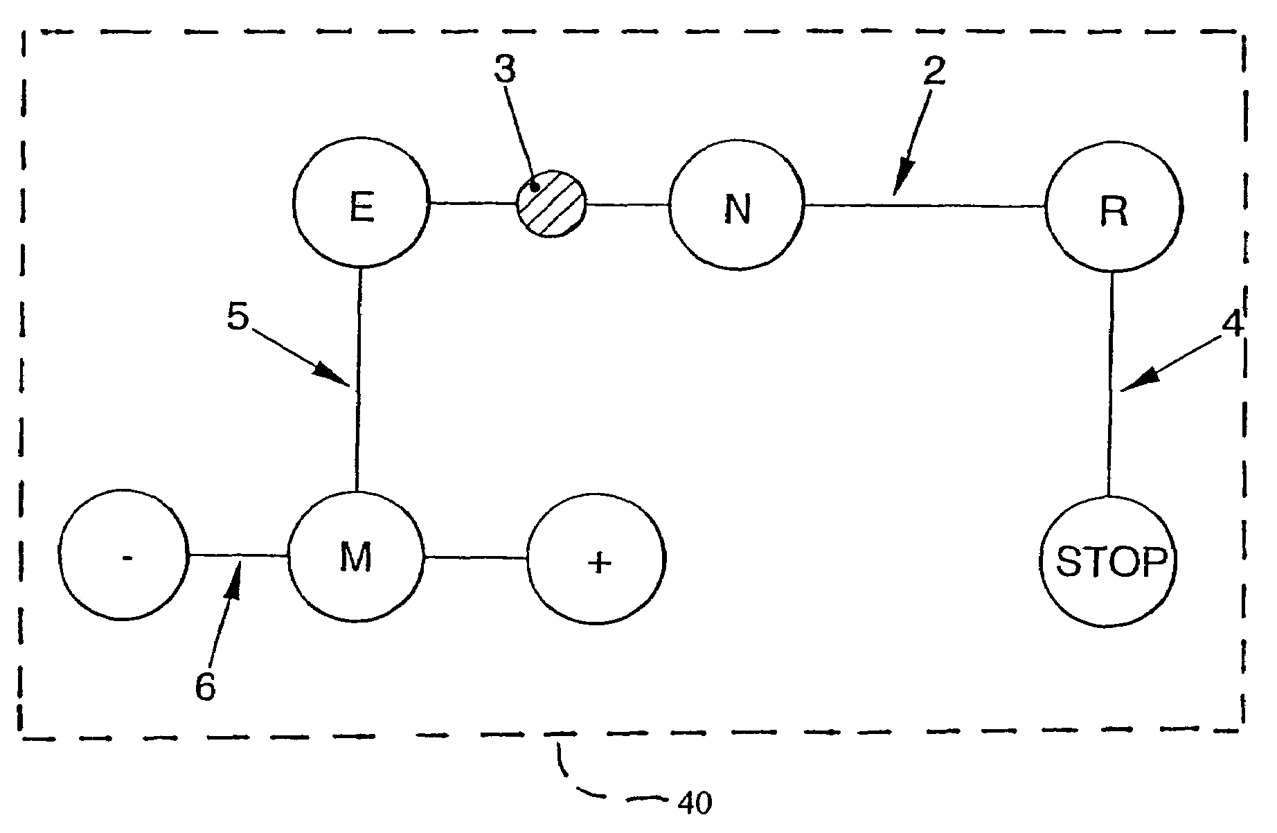 Sensor system for the control of an automatic transmission