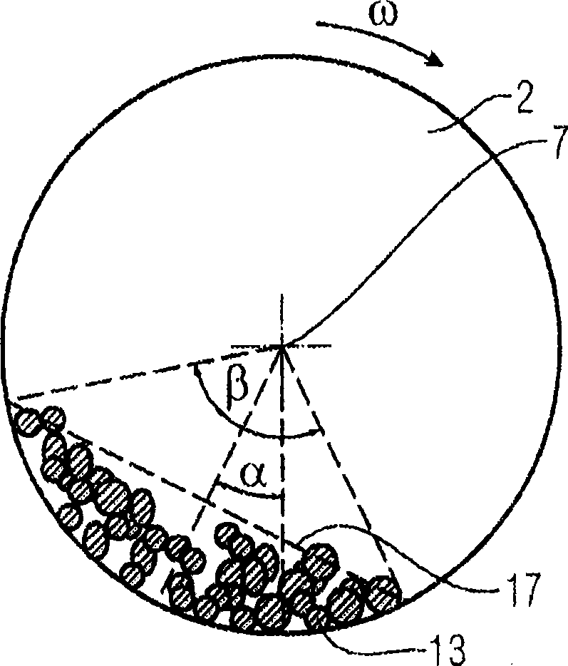 Method for determining a refuse filling level