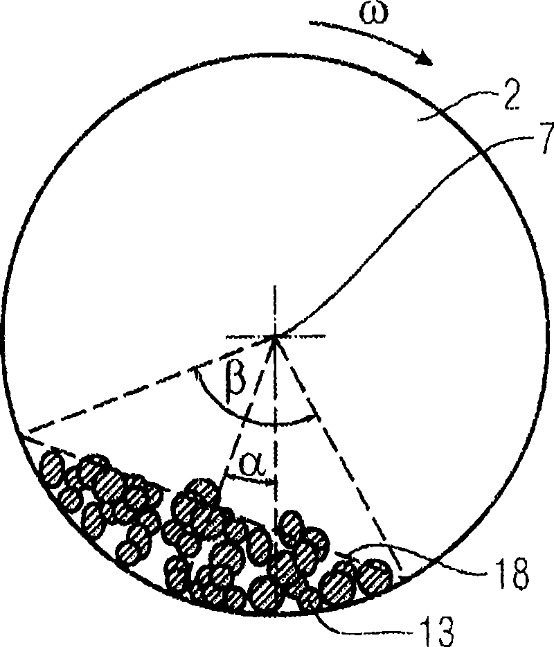 Method for determining a refuse filling level