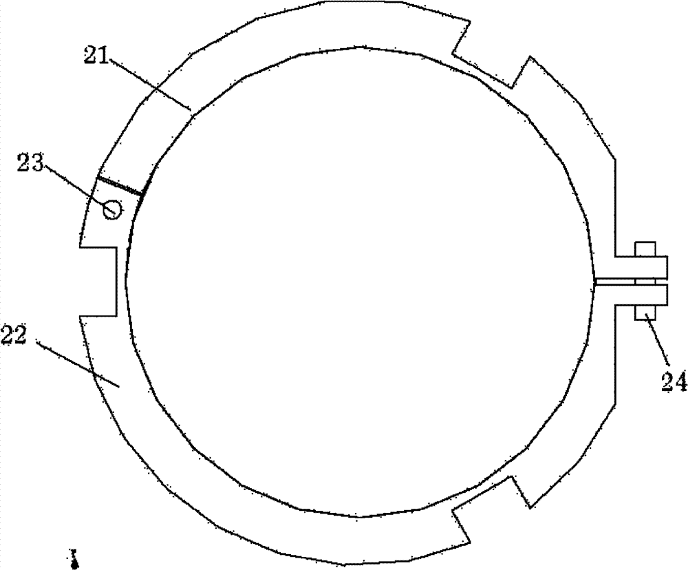 Helical strake vortex induced vibration inhibiting device