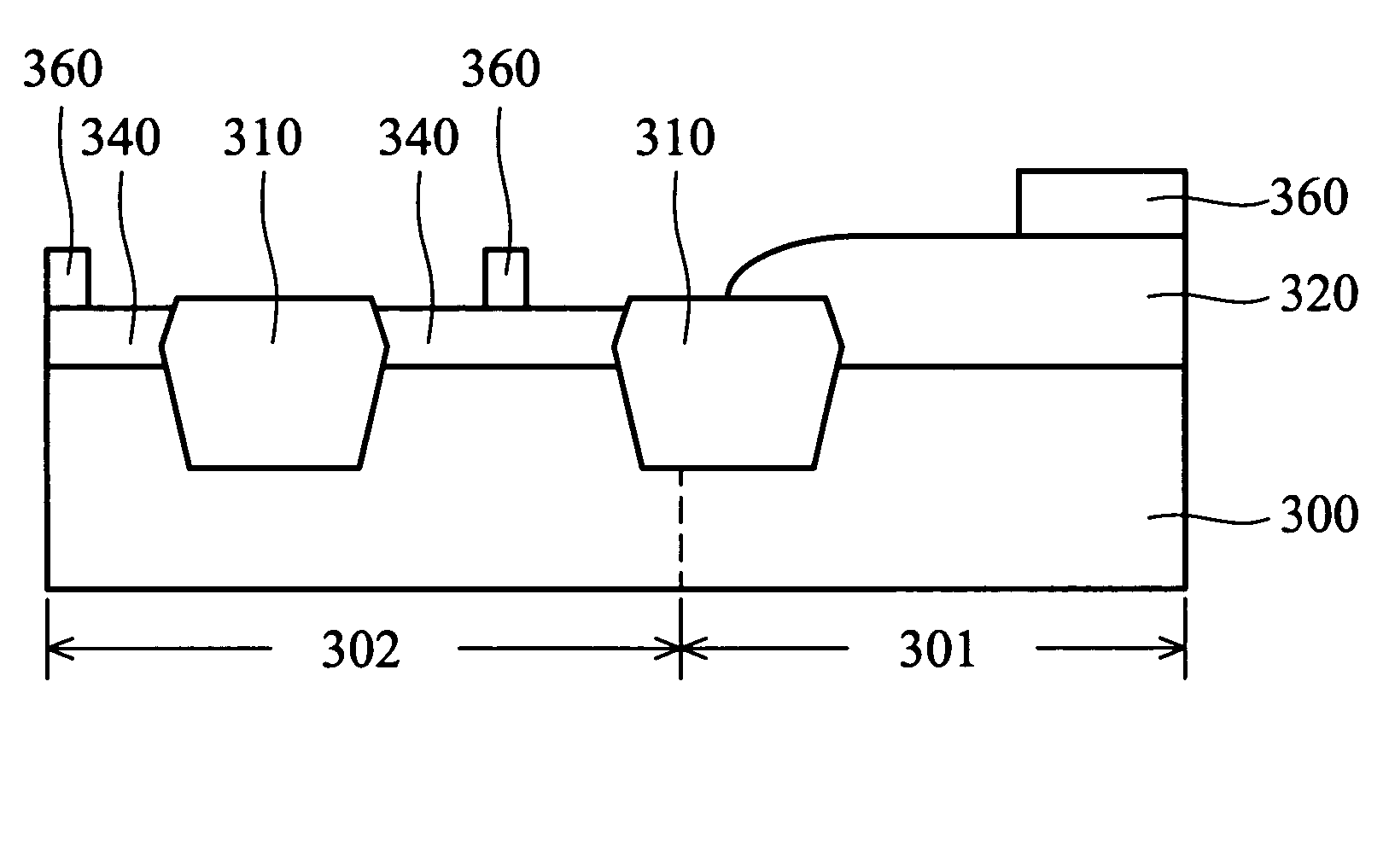 Method of reducing step height