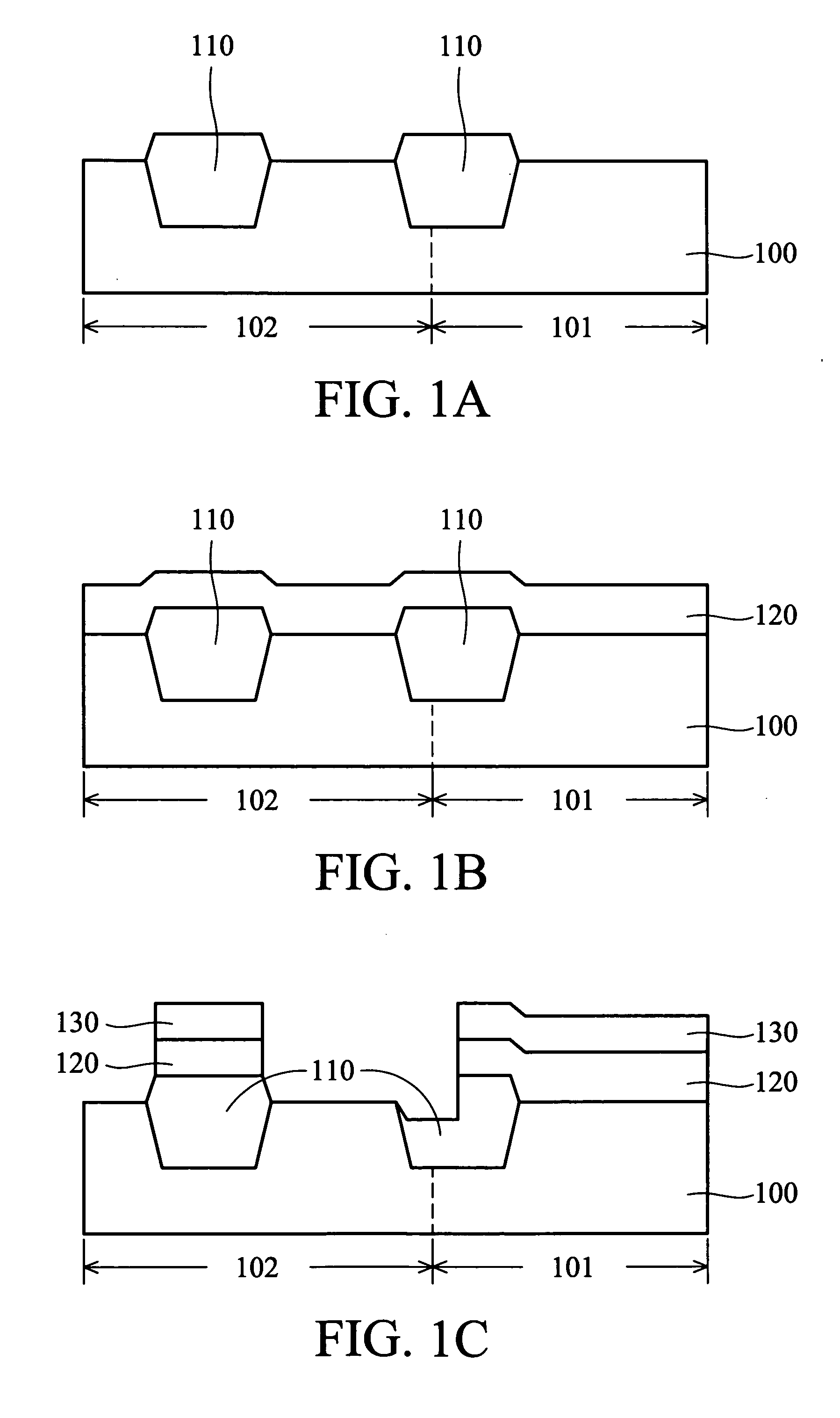 Method of reducing step height