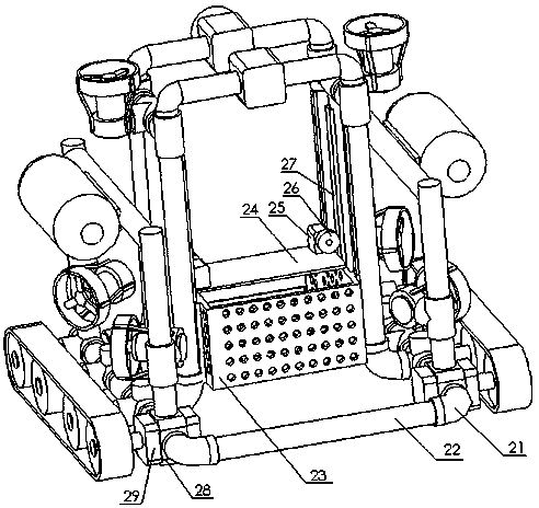 Multi-functional underwater operation robot