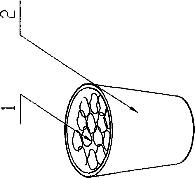 Cylinder catering structure