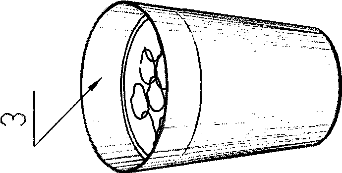 Cylinder catering structure