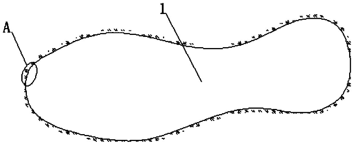 Antifouling white shoe sole and preparation method thereof