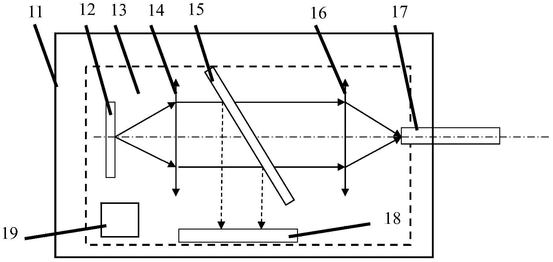 Optical fiber coupling vertical-cavity surface emitting laser with power monitoring function