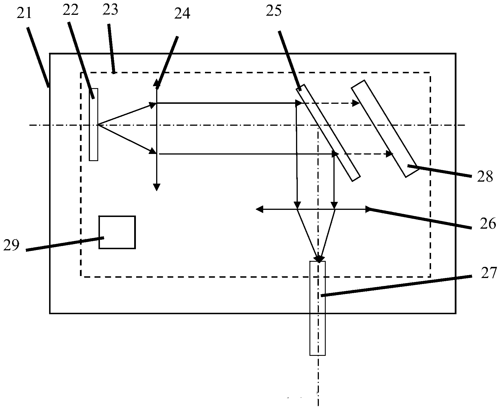 Optical fiber coupling vertical-cavity surface emitting laser with power monitoring function