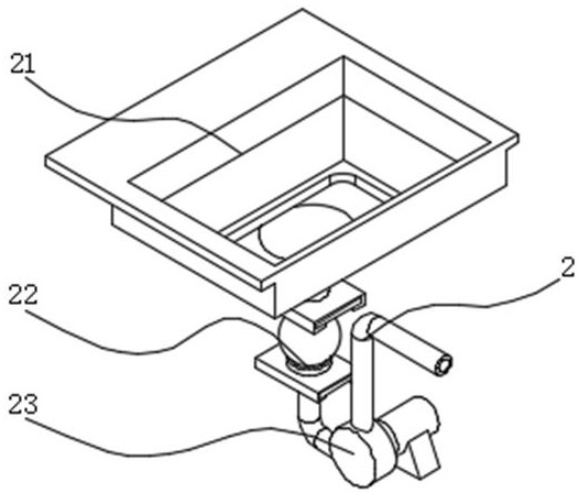 Waste liquid treatment device in PCB (printed circuit board) production process