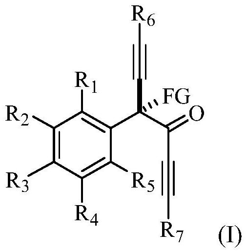 α-tetrasubstituted chiral acetylenone compound and its preparation method and application