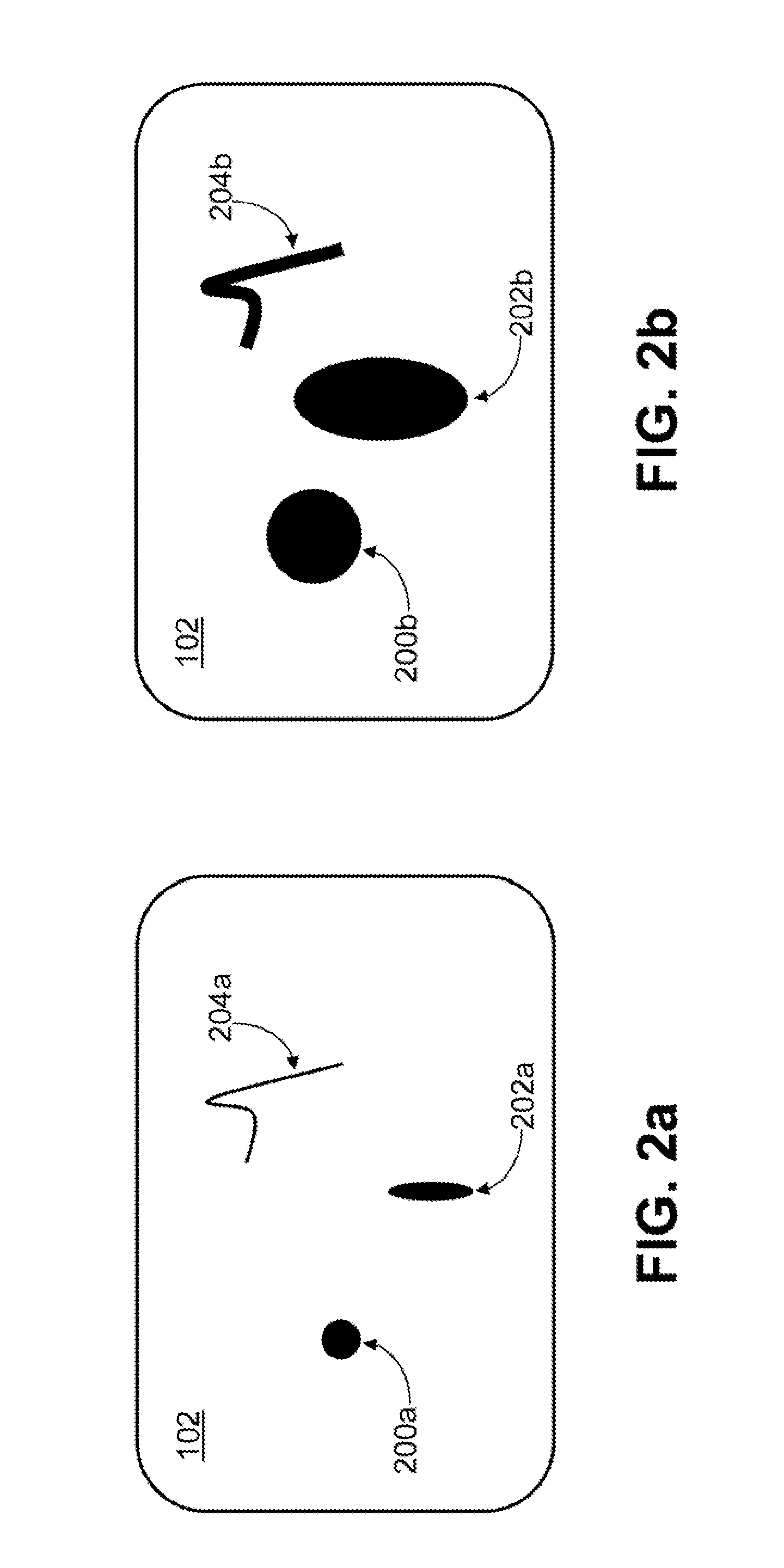 Using pressure differences with a touch-sensitive display screen