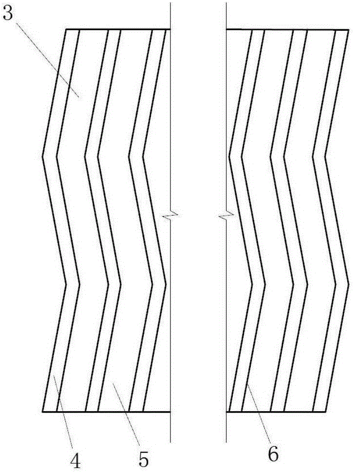 Air-air heat exchange device for defogging and water condensing of cooling tower