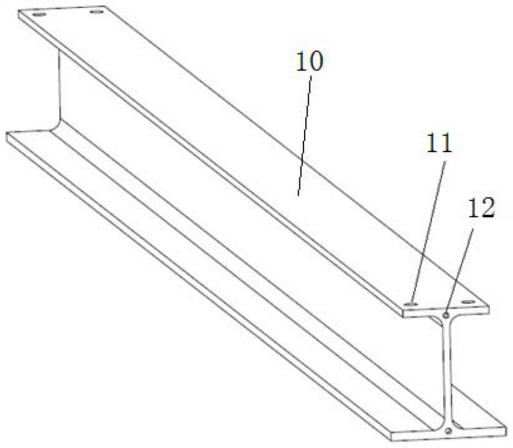 Hanging structure, tunnel rail robot and tunnel