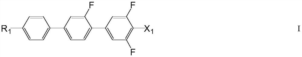 A liquid crystal composition containing trifluoromethoxy and its application