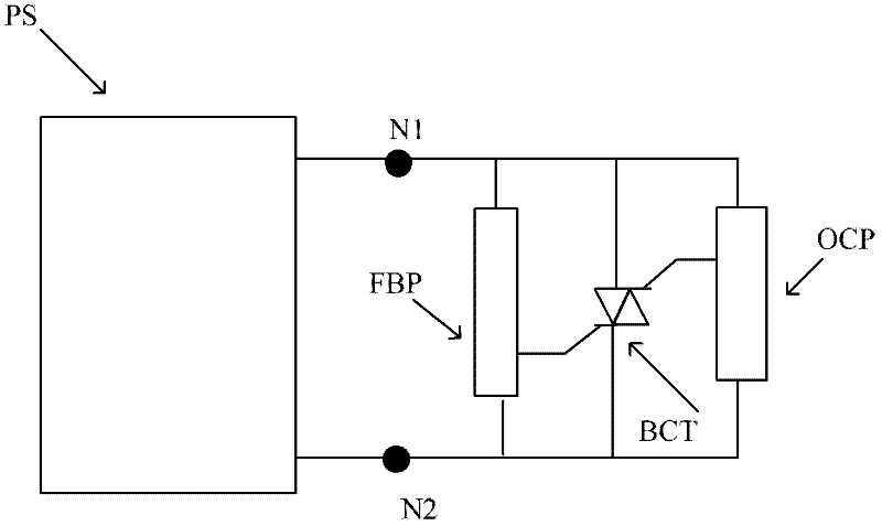 Protection circuit of converter power component