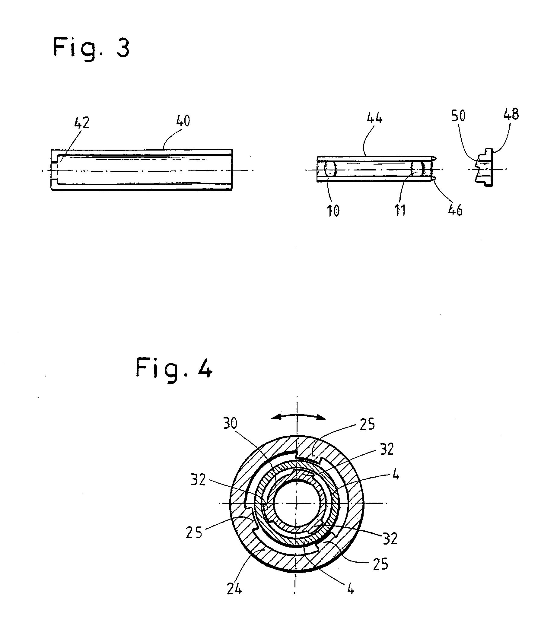 Electromagnetic actuator for a surgical instrument and method for setting a stroke distance