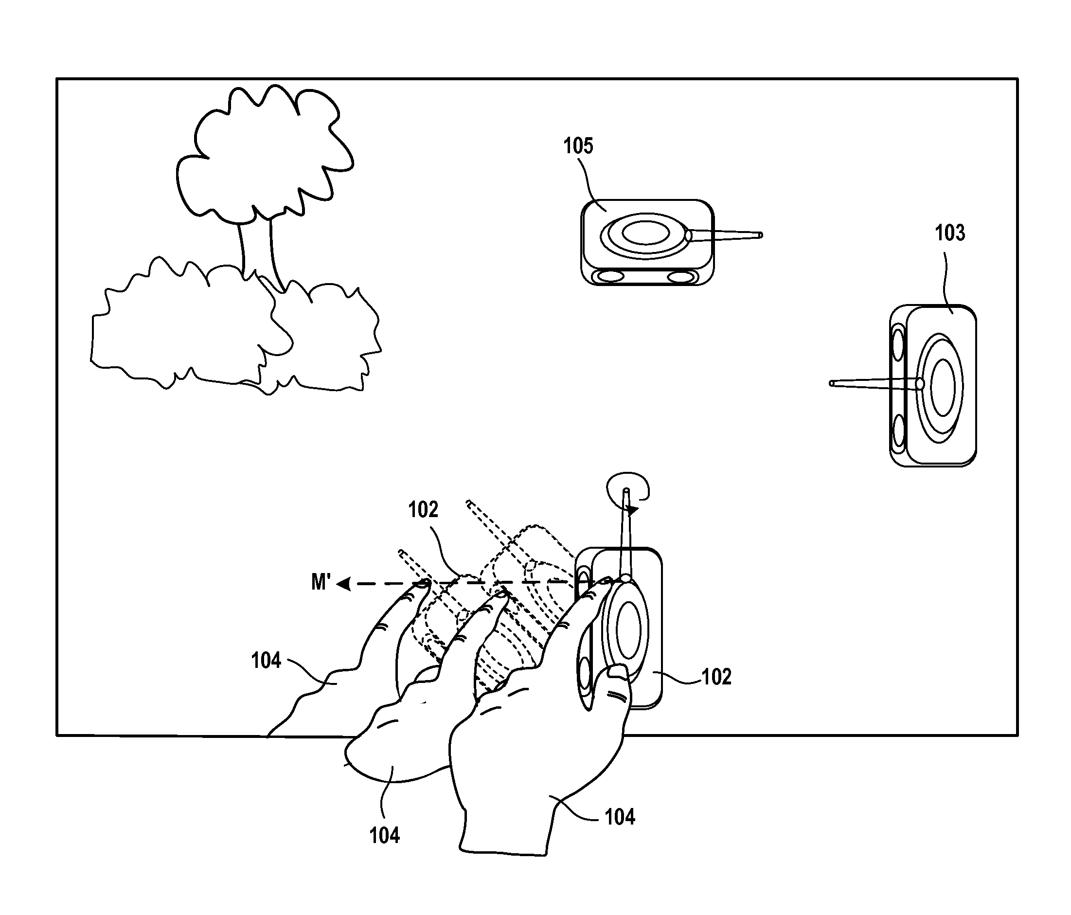 Swipe-direction gesture control for video games using glass input devices