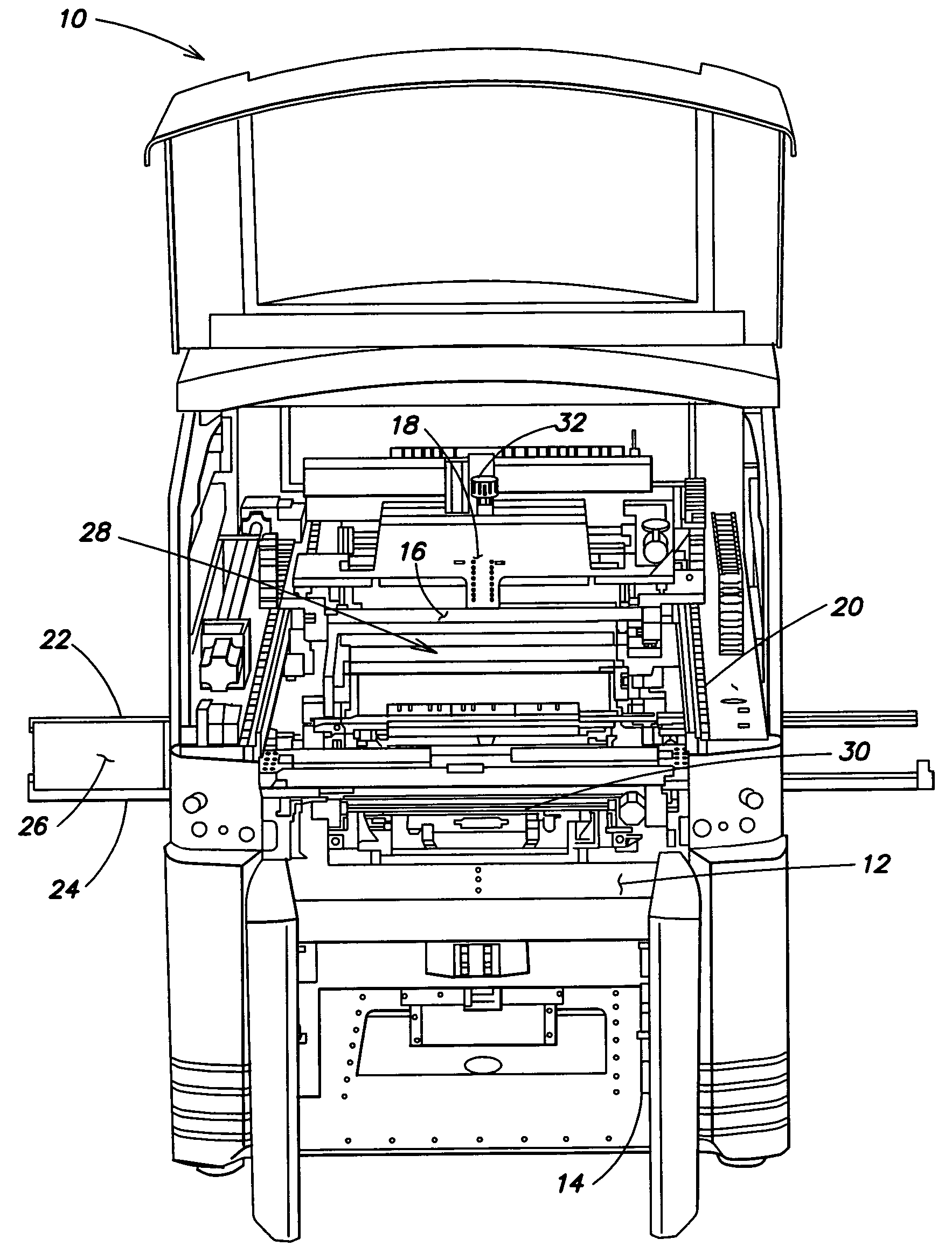 Method and apparatus for supporting and clamping a substrate