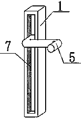 Dedusting device for curtain wall engineering