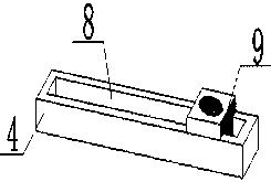 Dedusting device for curtain wall engineering