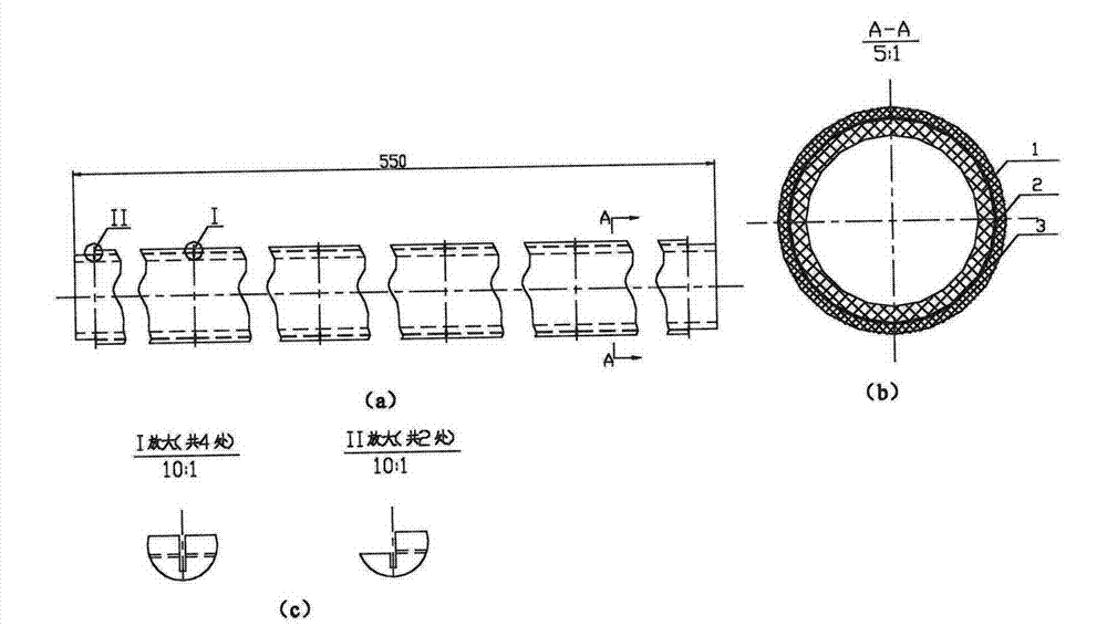 Composite material viscoelastic damping rod